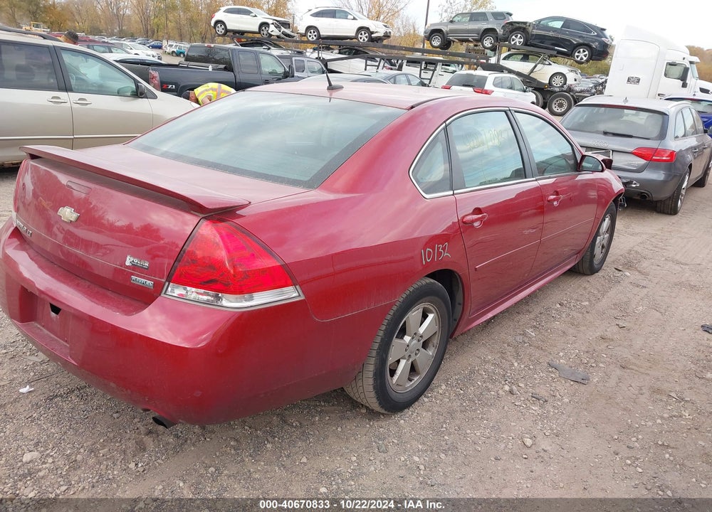 2013 CHEVROLET IMPALA LT VIN: 2G1WB5E30D1127760