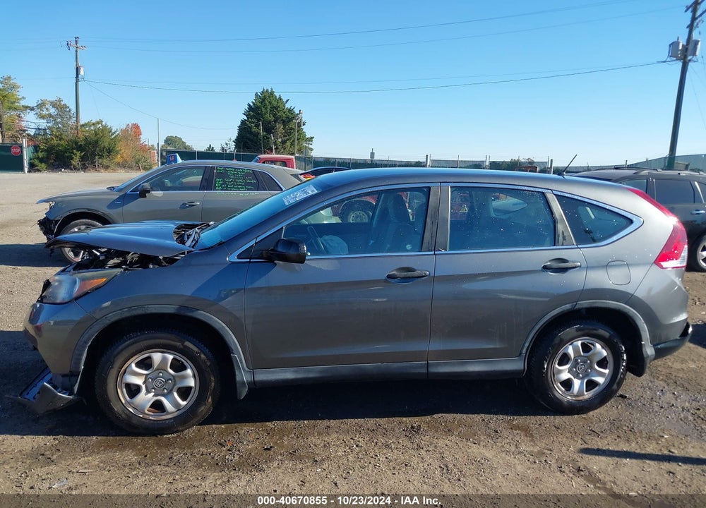 2013 HONDA CR-V LX VIN: 5J6RM3H31DL008327