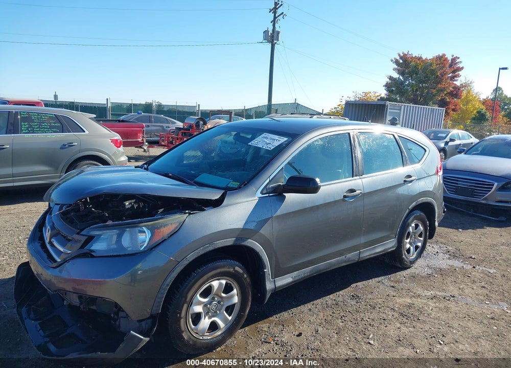 2013 HONDA CR-V LX VIN: 5J6RM3H31DL008327