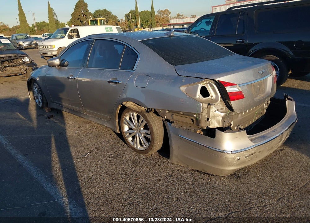2012 HYUNDAI GENESIS 3.8 VIN: KMHGC4DDXCU151673