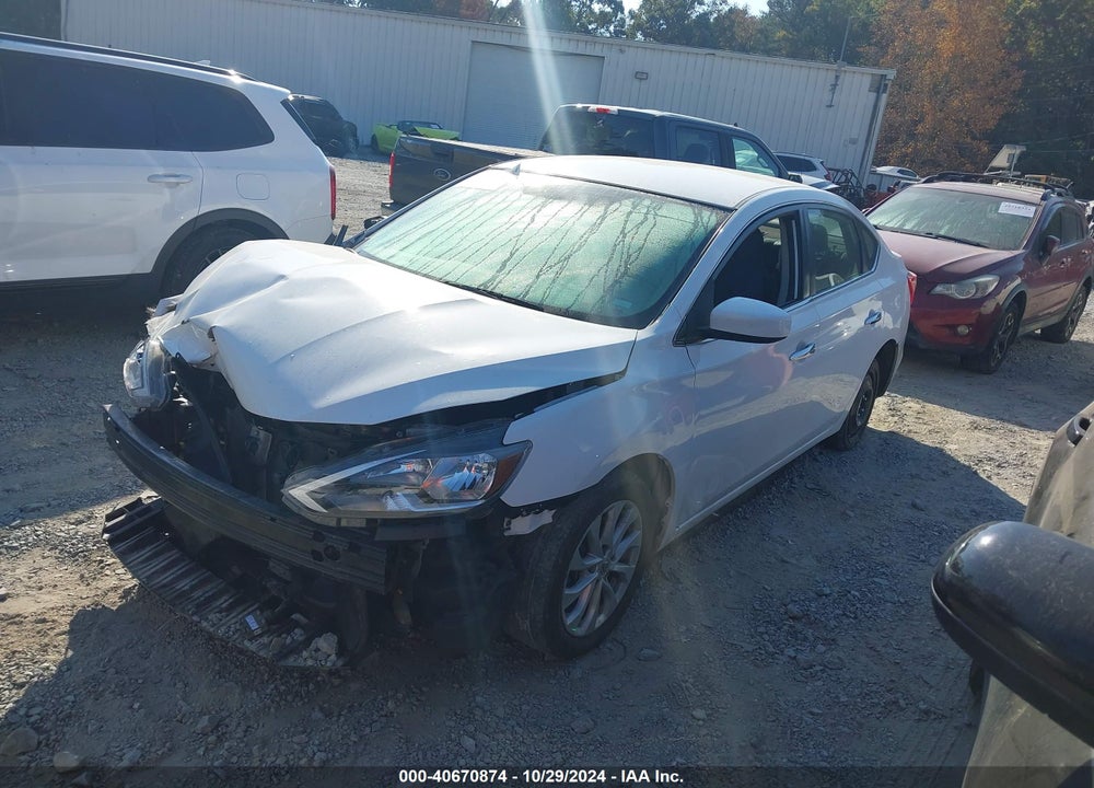 2019 NISSAN SENTRA SV VIN: 3N1AB7AP3KY417501
