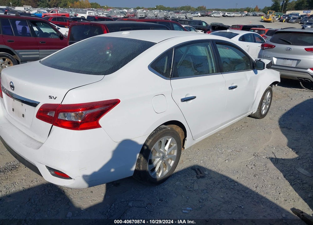 2019 NISSAN SENTRA SV VIN: 3N1AB7AP3KY417501