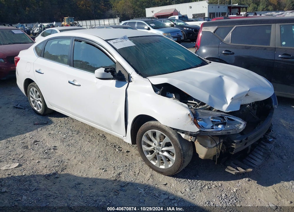 2019 NISSAN SENTRA SV VIN: 3N1AB7AP3KY417501