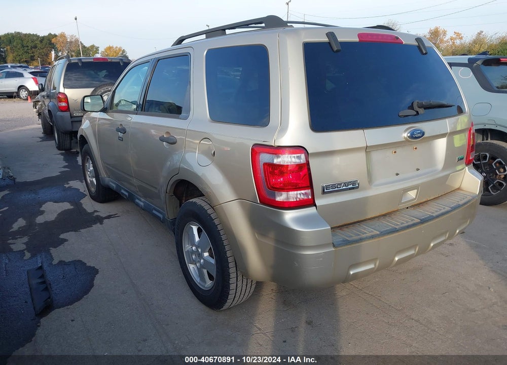 2010 FORD ESCAPE XLT VIN: 1FMCU0DG9AKC24796