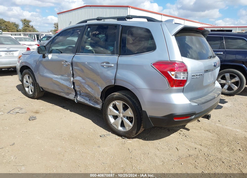 2016 SUBARU FORESTER 2.5I LIMITED VIN: JF2SJAKC9GH469880
