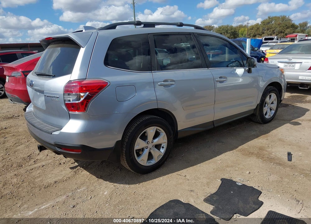 2016 SUBARU FORESTER 2.5I LIMITED VIN: JF2SJAKC9GH469880