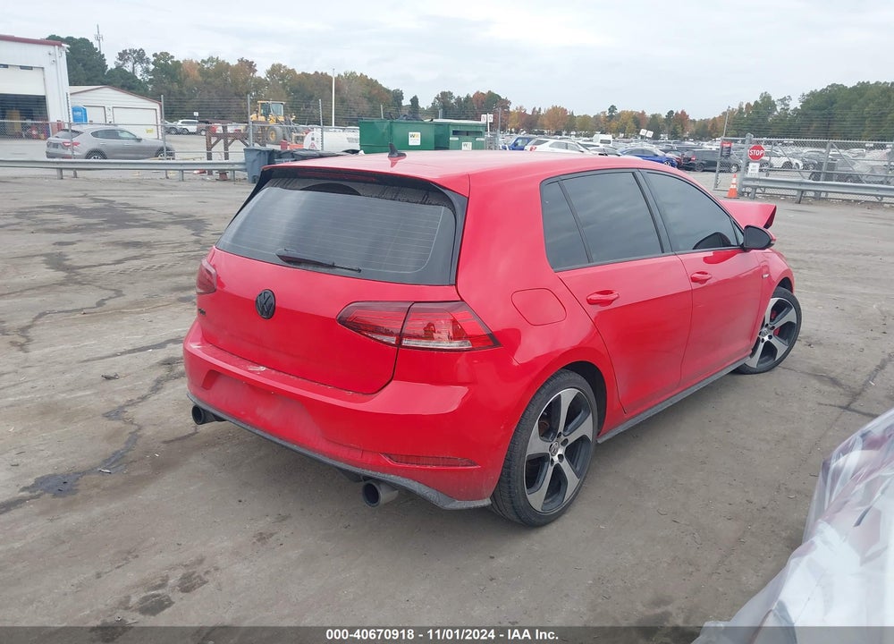 2018 VOLKSWAGEN GOLF GTI 2.0T AUTOBAHN/2.0T S/2.0T SE VIN: 3VW447AU4JM262423