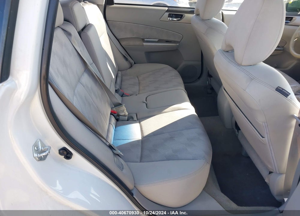 2009 SUBARU FORESTER 2.5X VIN: JF2SH63639H725001