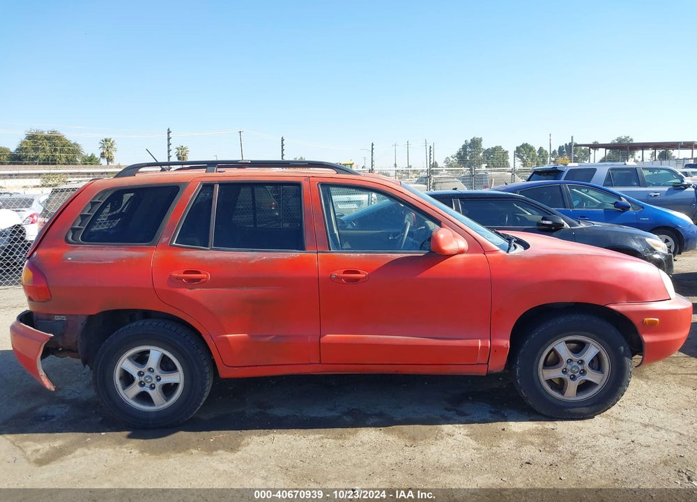 2004 HYUNDAI SANTA FE GLS VIN: KM8SC13D54U792385