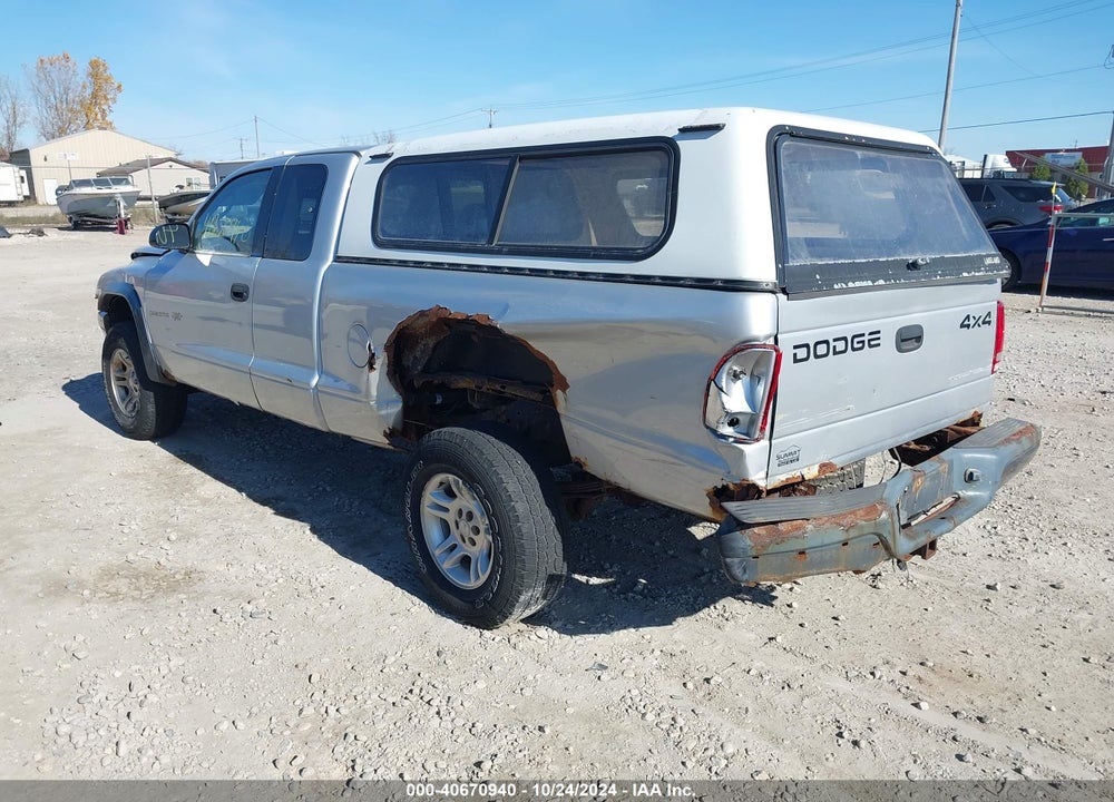 2002 DODGE DAKOTA VIN: 1B7GG12X72S720784