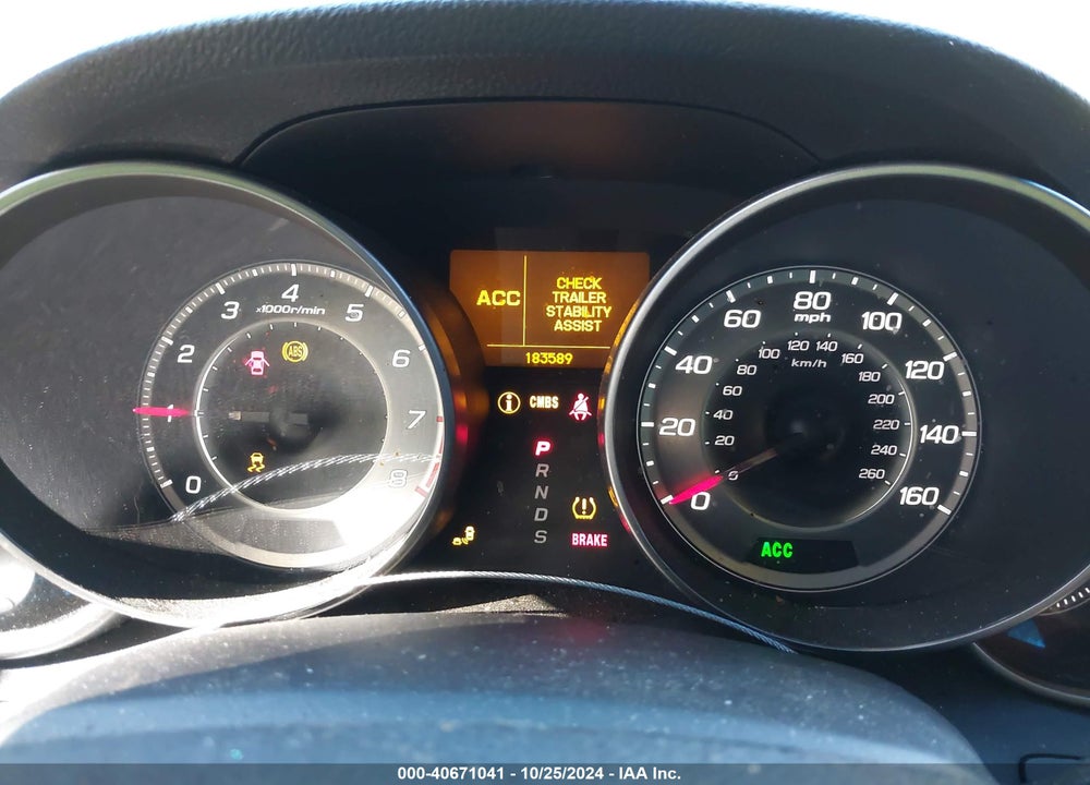 2012 ACURA MDX ADVANCE PACKAGE VIN: 2HNYD2H8XCH530645