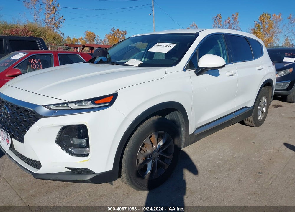 2020 HYUNDAI SANTA FE SE VIN: 5NMS2CAD9LH219727