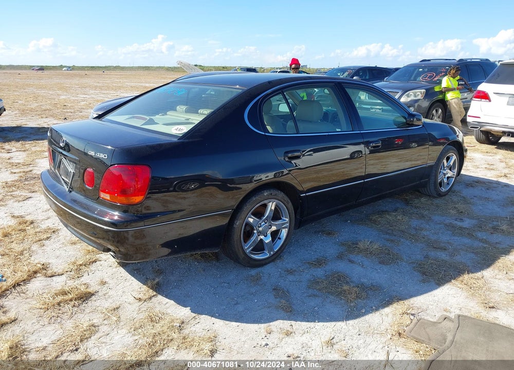 2001 LEXUS GS 430 VIN: JT8BL69S410002163