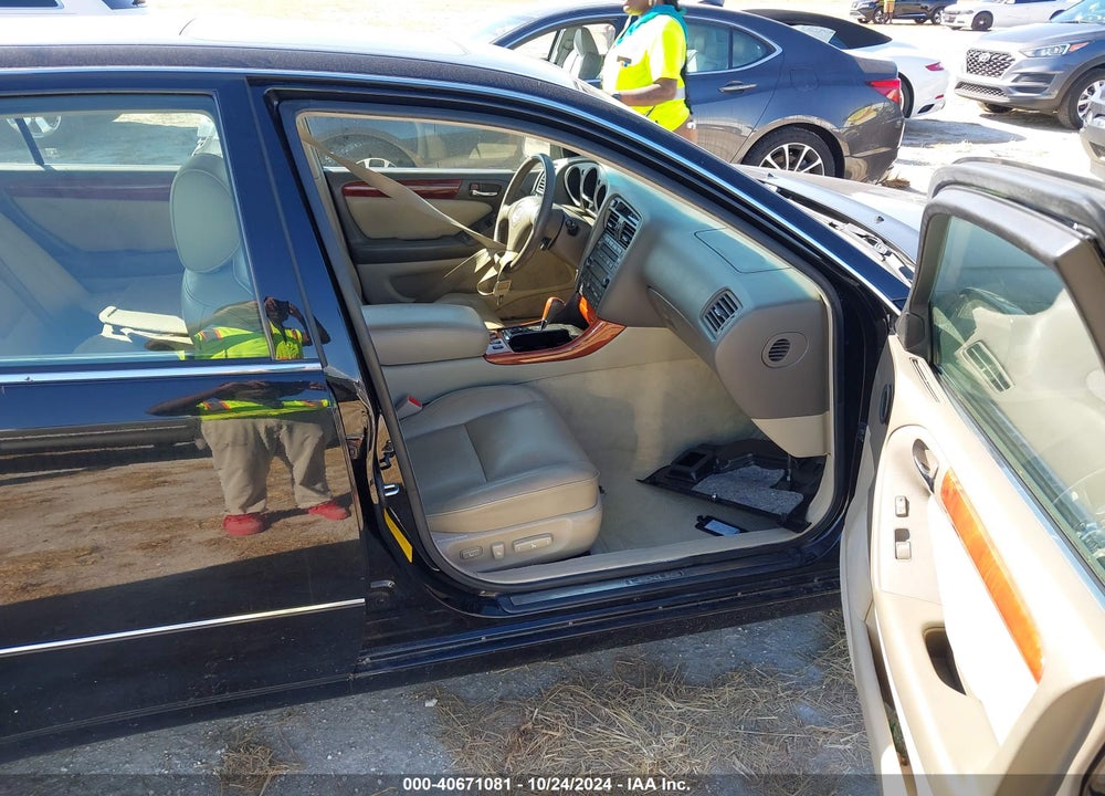 2001 LEXUS GS 430 VIN: JT8BL69S410002163