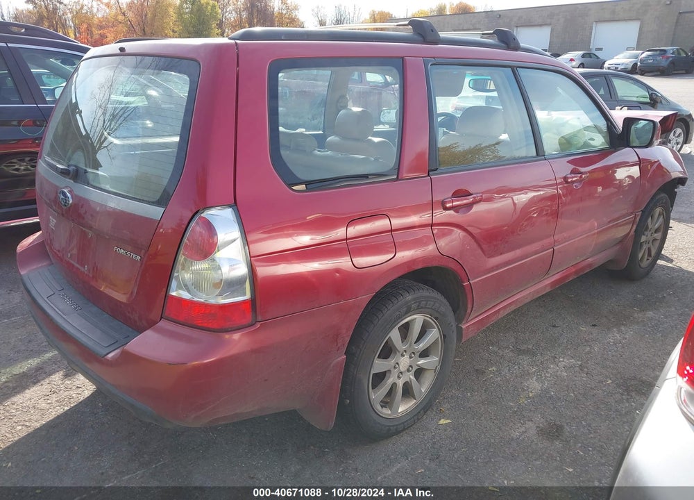 2006 SUBARU FORESTER VIN: JF1SG65616H723022