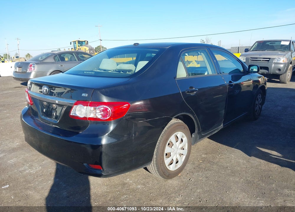 2011 TOYOTA COROLLA LE VIN: JTDBU4EE7B9129604