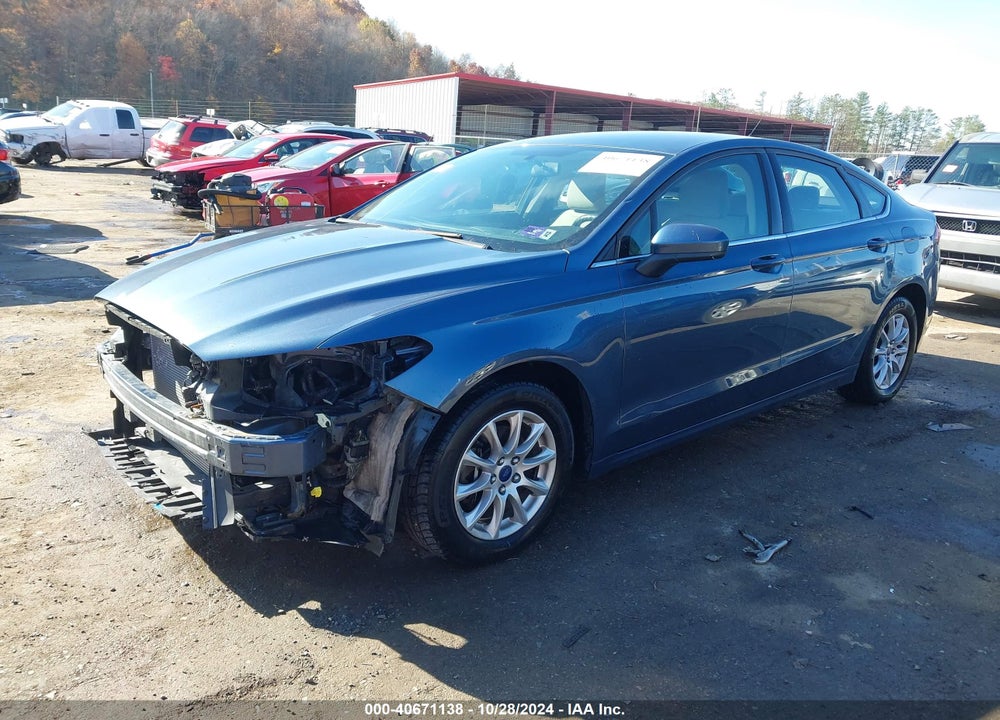 2018 FORD FUSION S VIN: 3FA6P0G79JR144517