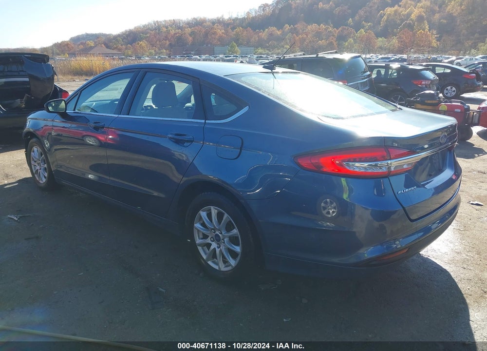 2018 FORD FUSION S VIN: 3FA6P0G79JR144517