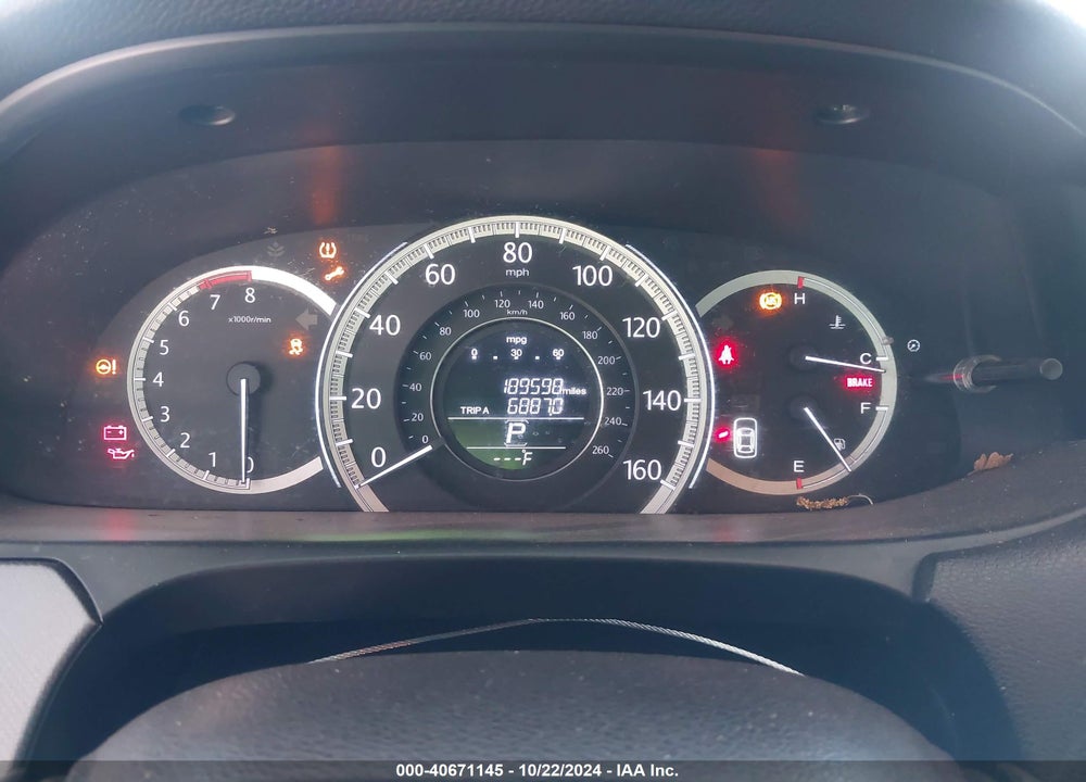 2013 HONDA ACCORD LX VIN: 1HGCR2F30DA156251