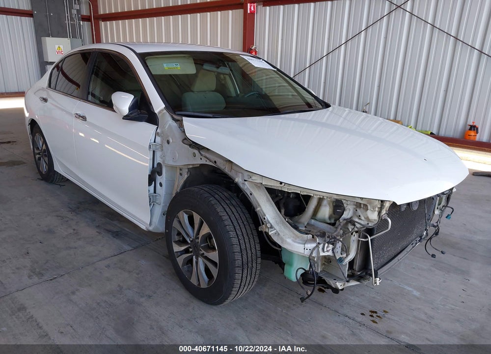 2013 HONDA ACCORD LX VIN: 1HGCR2F30DA156251