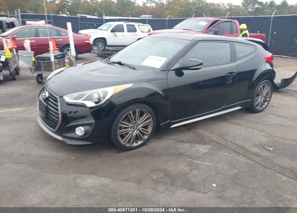 2016 HYUNDAI VELOSTER TURBO VIN: KMHTC6AE3GU279962