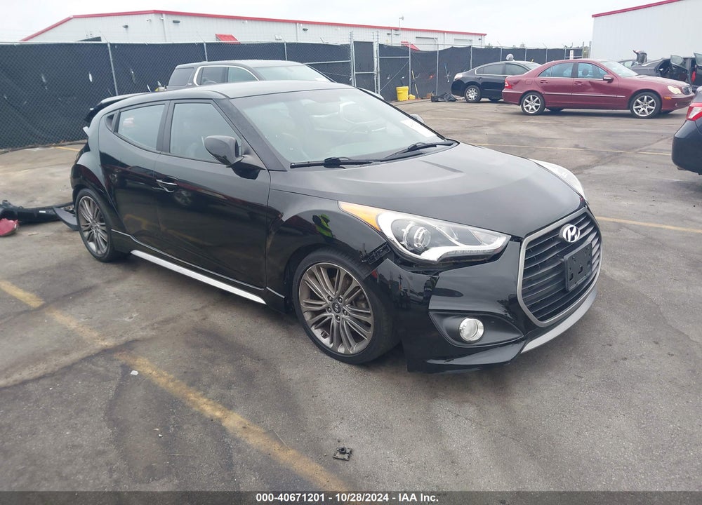 2016 HYUNDAI VELOSTER TURBO VIN: KMHTC6AE3GU279962