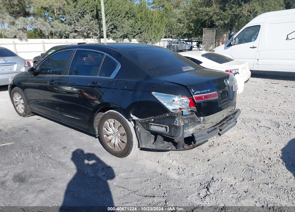 2012 HONDA ACCORD 2.4 LX VIN: 1HGCP2F31CA185455