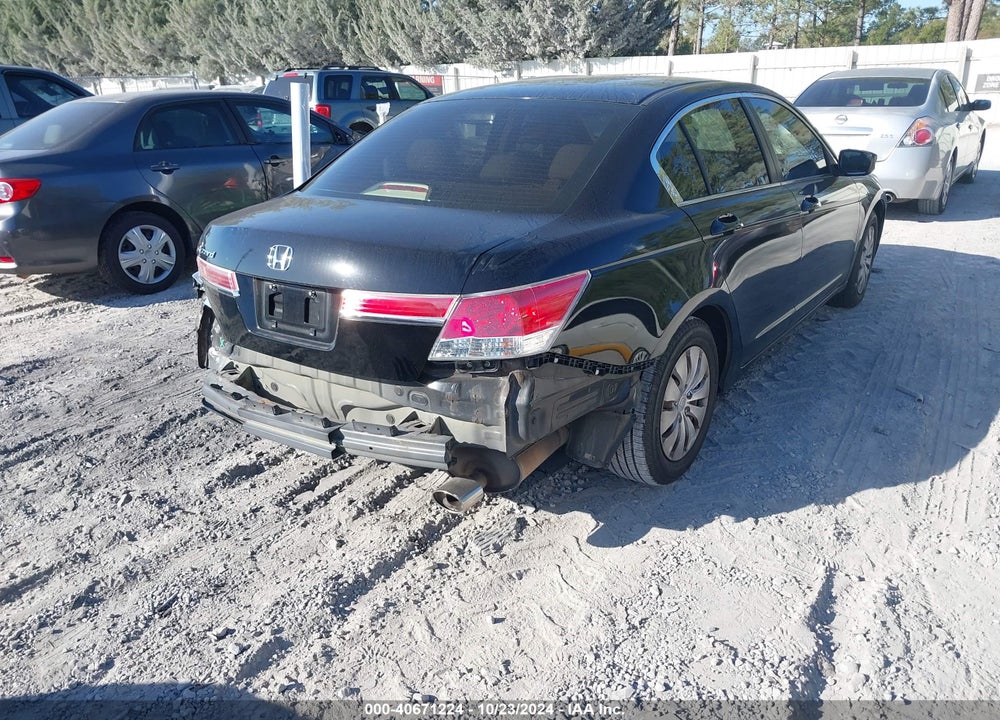 2012 HONDA ACCORD 2.4 LX VIN: 1HGCP2F31CA185455