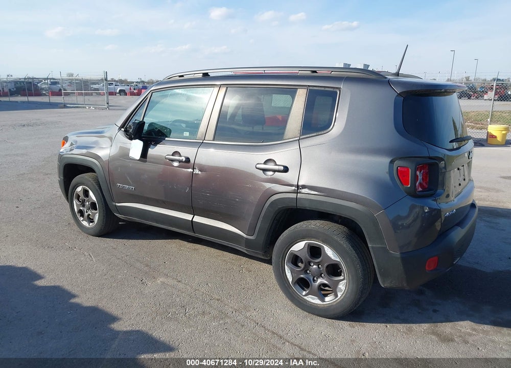 2017 JEEP RENEGADE SPORT 4X4 VIN: ZACCJBAB1HPG40097