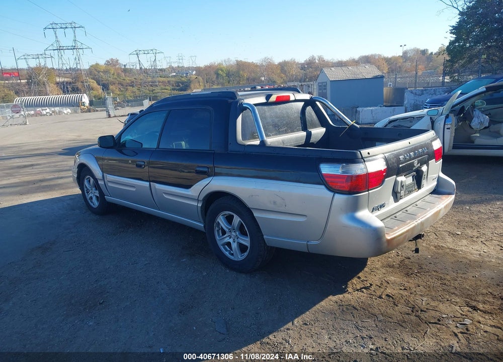 2003 SUBARU BAJA VIN: 4S4BT61C236105731