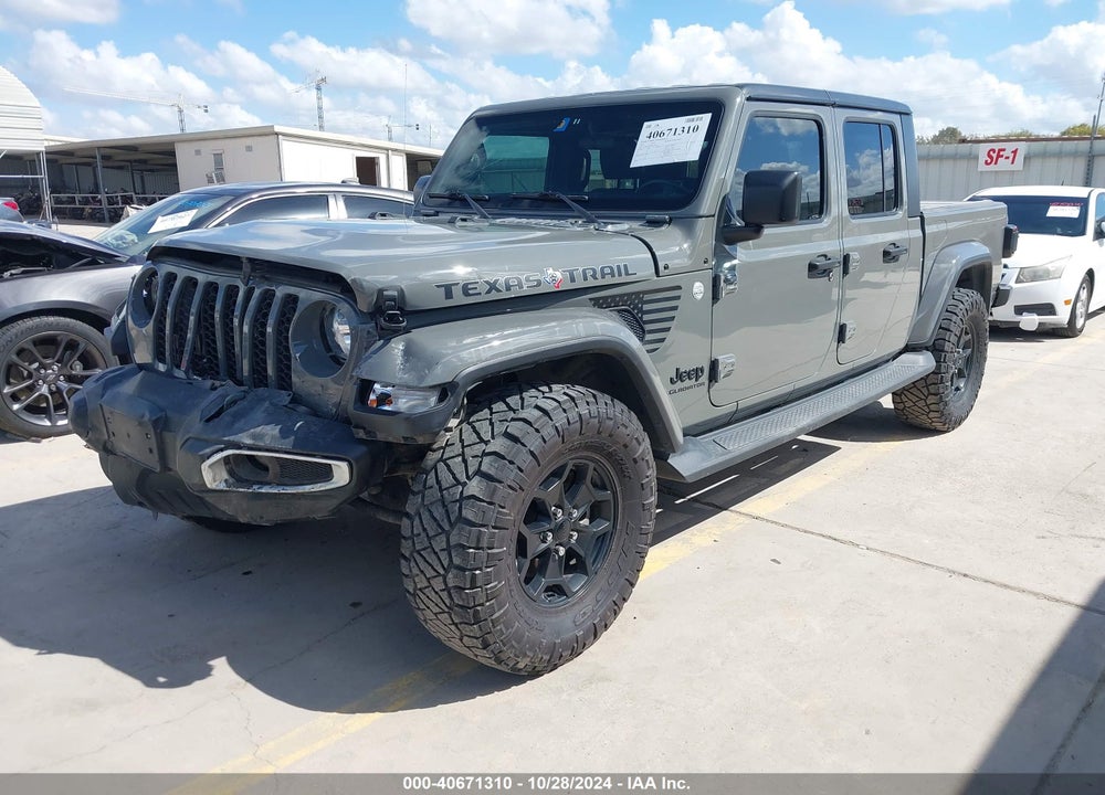 2021 JEEP GLADIATOR TEXAS TRAIL 4X4 VIN: 1C6HJTAG6ML559352