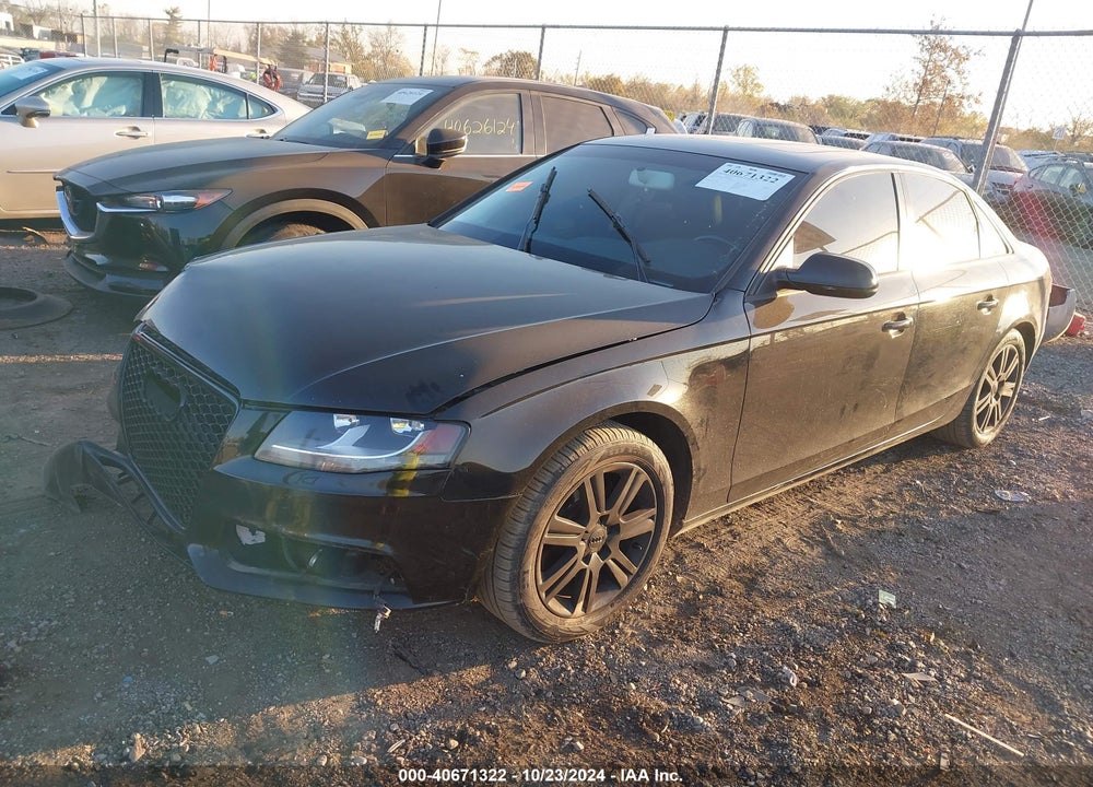 2011 AUDI A4 2.0T PREMIUM VIN: WAUBFAFL2BN040419