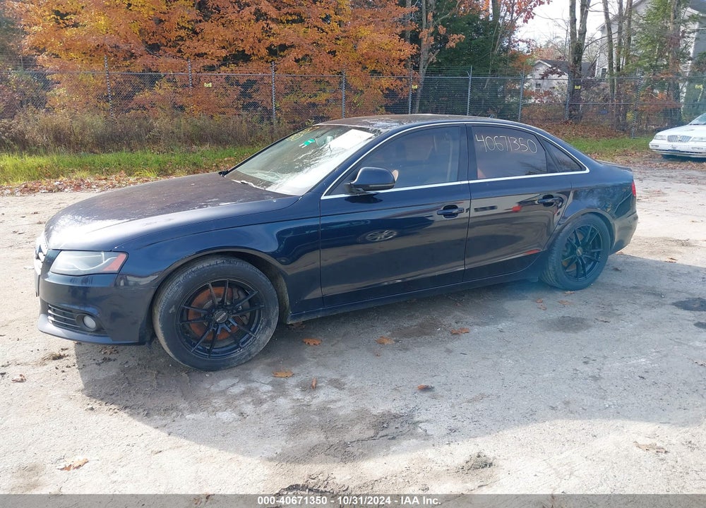 2009 AUDI A4 2.0T PREMIUM VIN: WAUSF78K09N021594