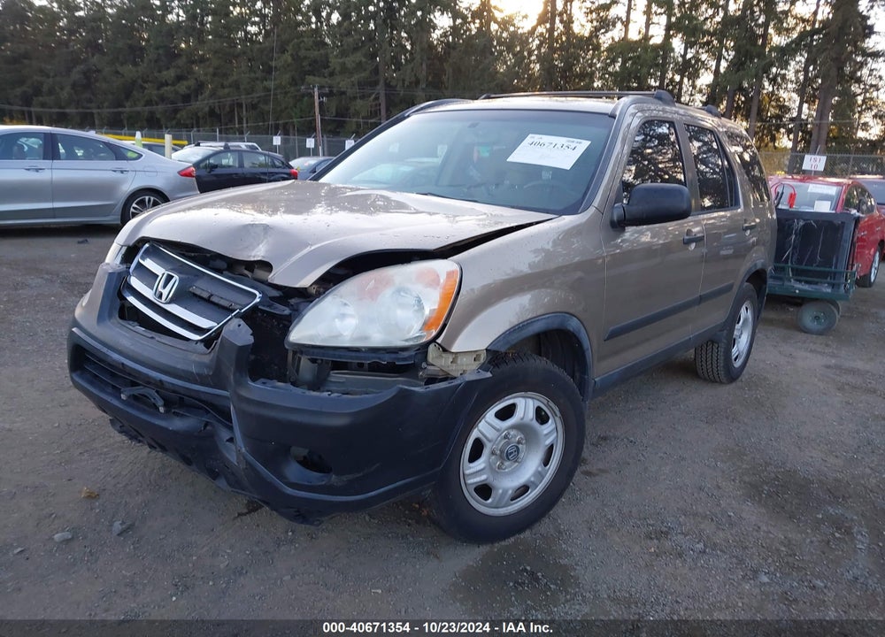 2005 HONDA CR-V LX VIN: JHLRD78535C049612
