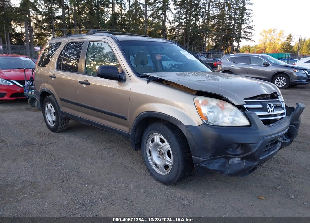 2005 HONDA CR-V LX VIN: JHLRD78535C049612