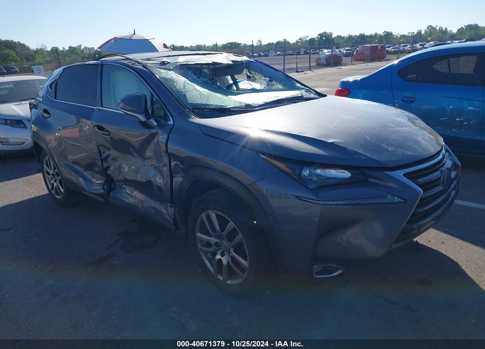 2016 LEXUS NX 300H VIN: JTJYWRBZ3G2009675