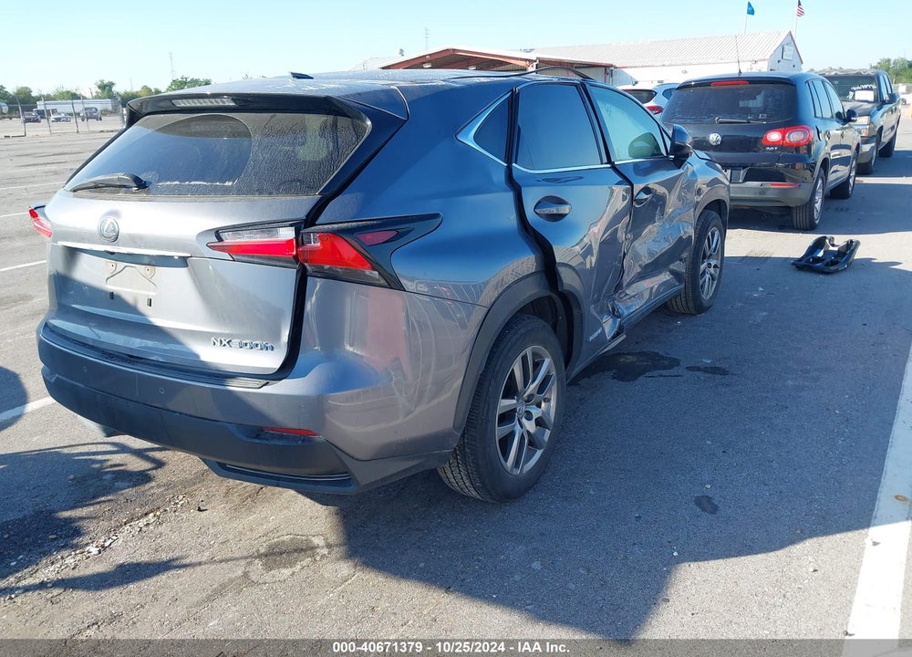 2016 LEXUS NX 300H VIN: JTJYWRBZ3G2009675