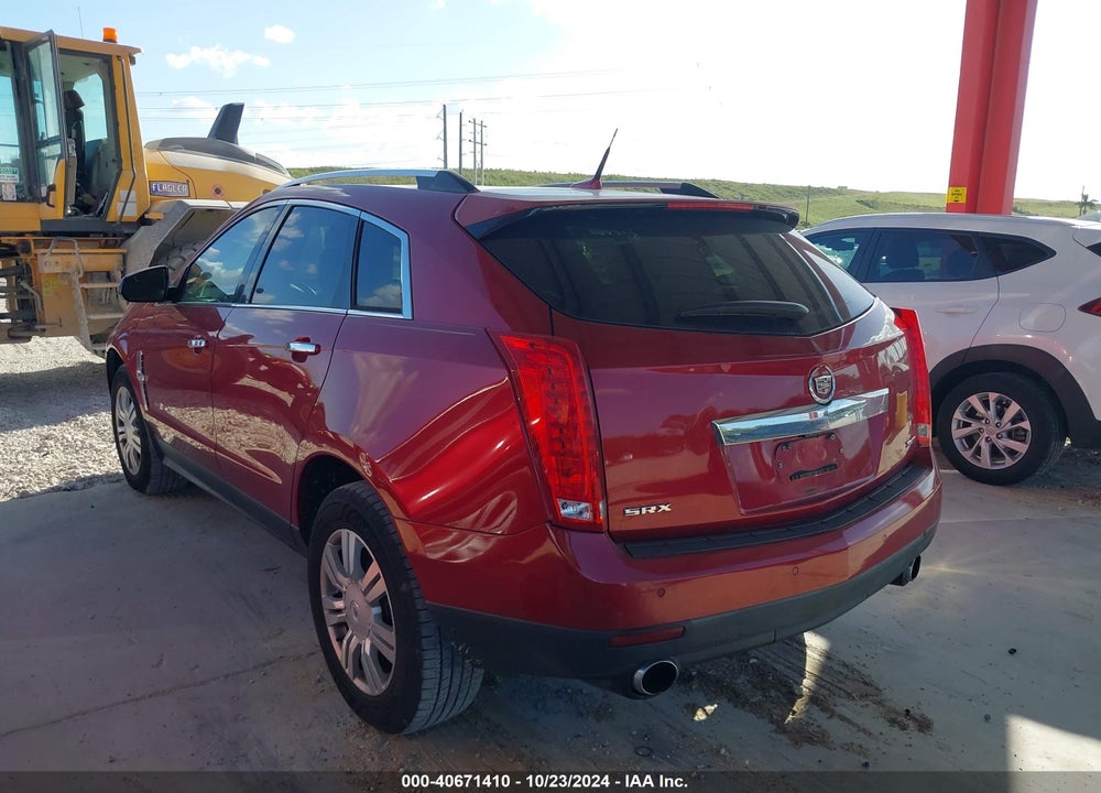 2012 CADILLAC SRX LUXURY COLLECTION VIN: 3GYFNAE32CS530952