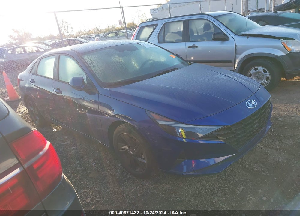2021 HYUNDAI ELANTRA SEL VIN: 5NPLM4AG3MH032308