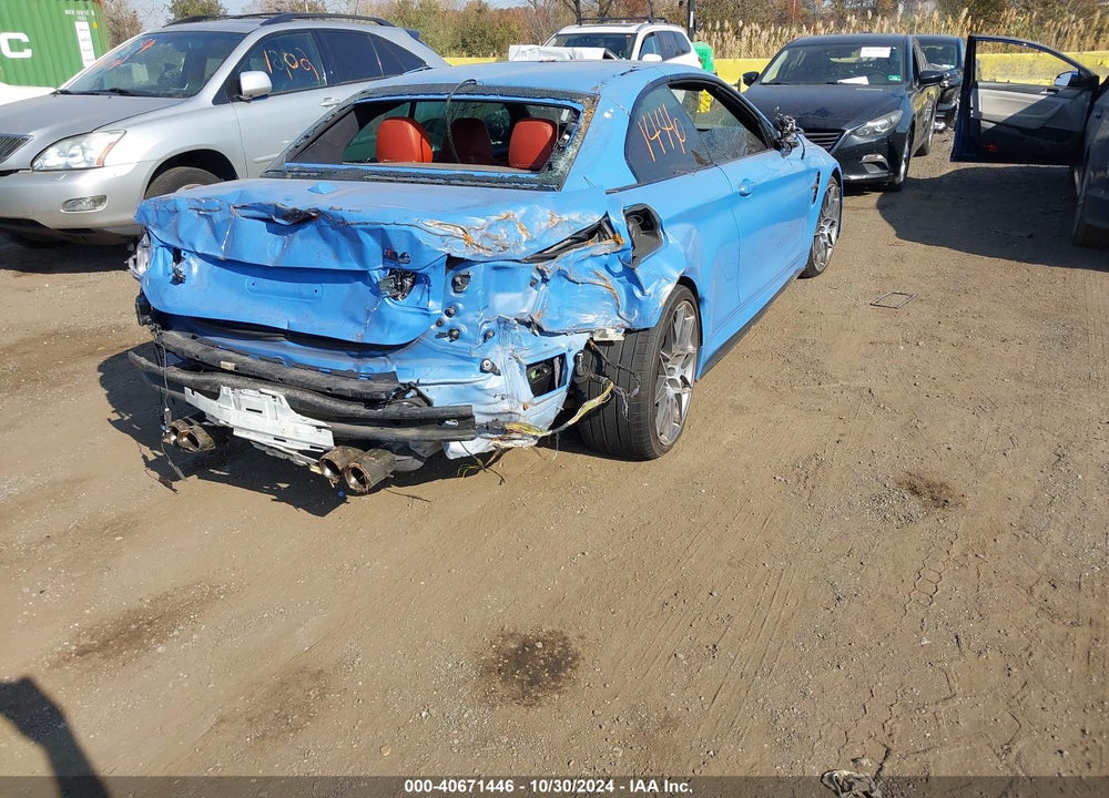 2017 BMW M4 VIN: WBS3U9C53HP970594