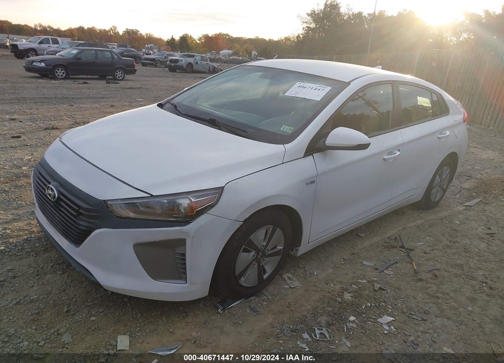 2019 HYUNDAI IONIQ HYBRID BLUE VIN: KMHC65LC9KU171268