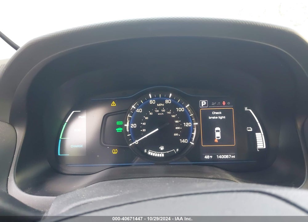 2019 HYUNDAI IONIQ HYBRID BLUE VIN: KMHC65LC9KU171268
