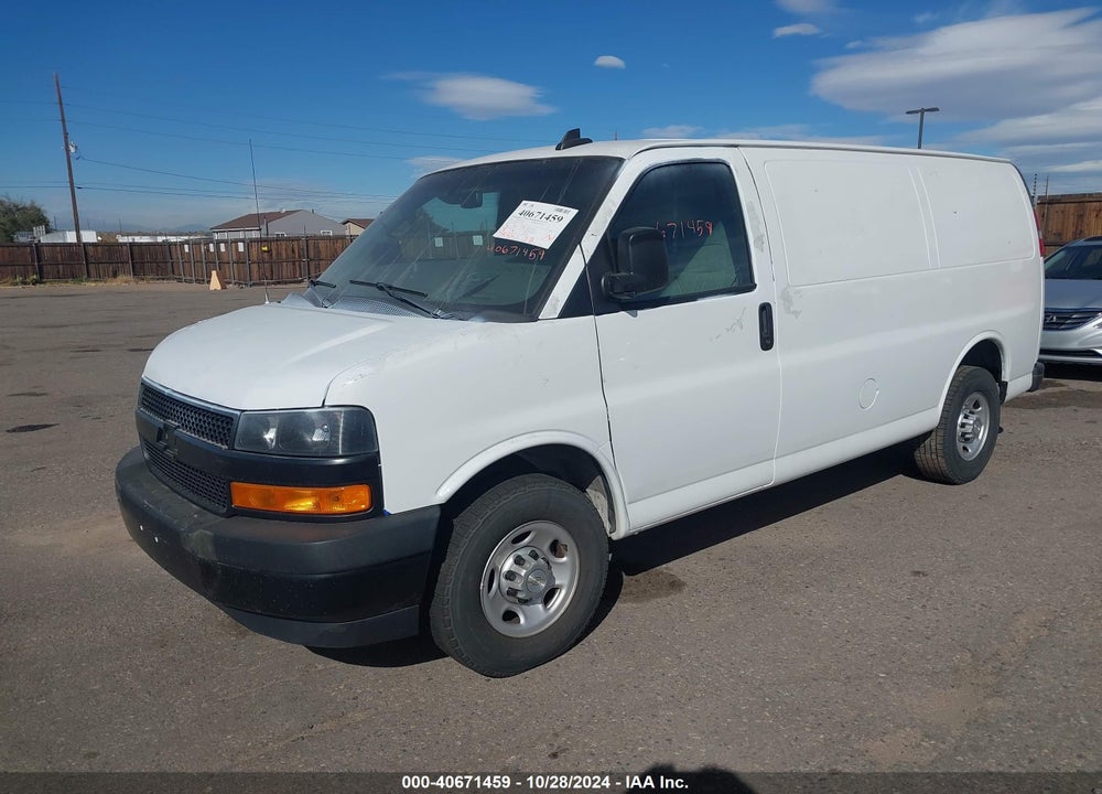 2021 CHEVROLET EXPRESS CARGO RWD 2500 REGULAR WHEELBASE WT VIN: 1GCWGAFP3M1169008