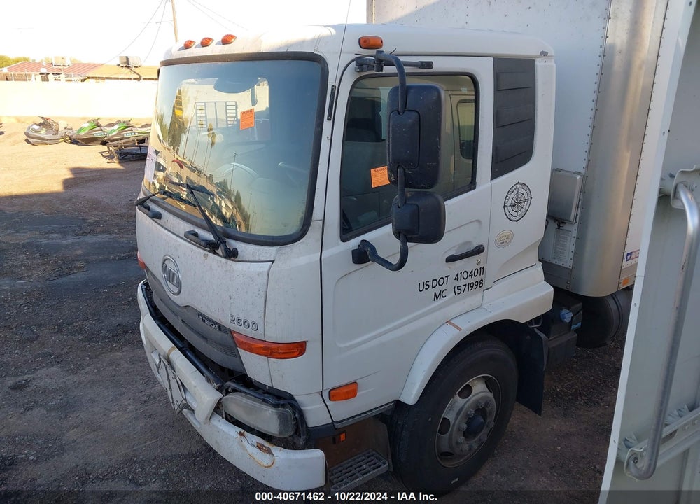 2013 NISSAN DIESEL UD2600 VIN: JNAA410H6DAN20047