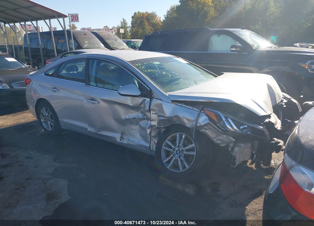 2016 HYUNDAI SONATA SE VIN: 5NPE24AF6GH408025