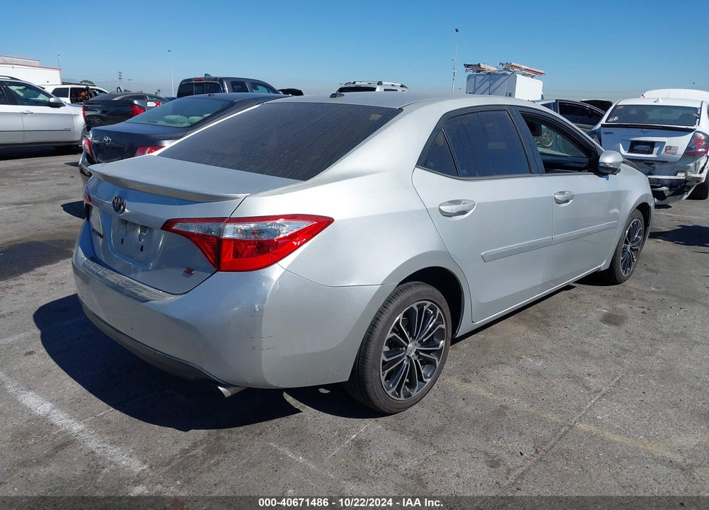 2016 TOYOTA COROLLA S PREMIUM VIN: 5YFBURHE8GP487661