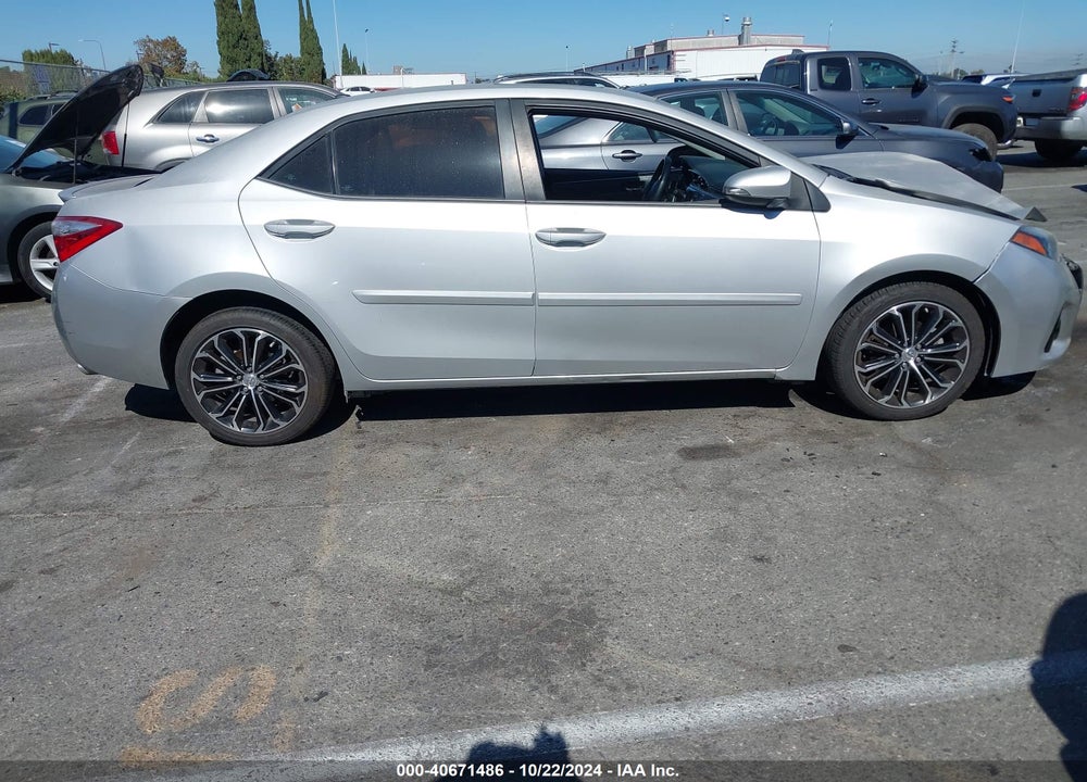 2016 TOYOTA COROLLA S PREMIUM VIN: 5YFBURHE8GP487661