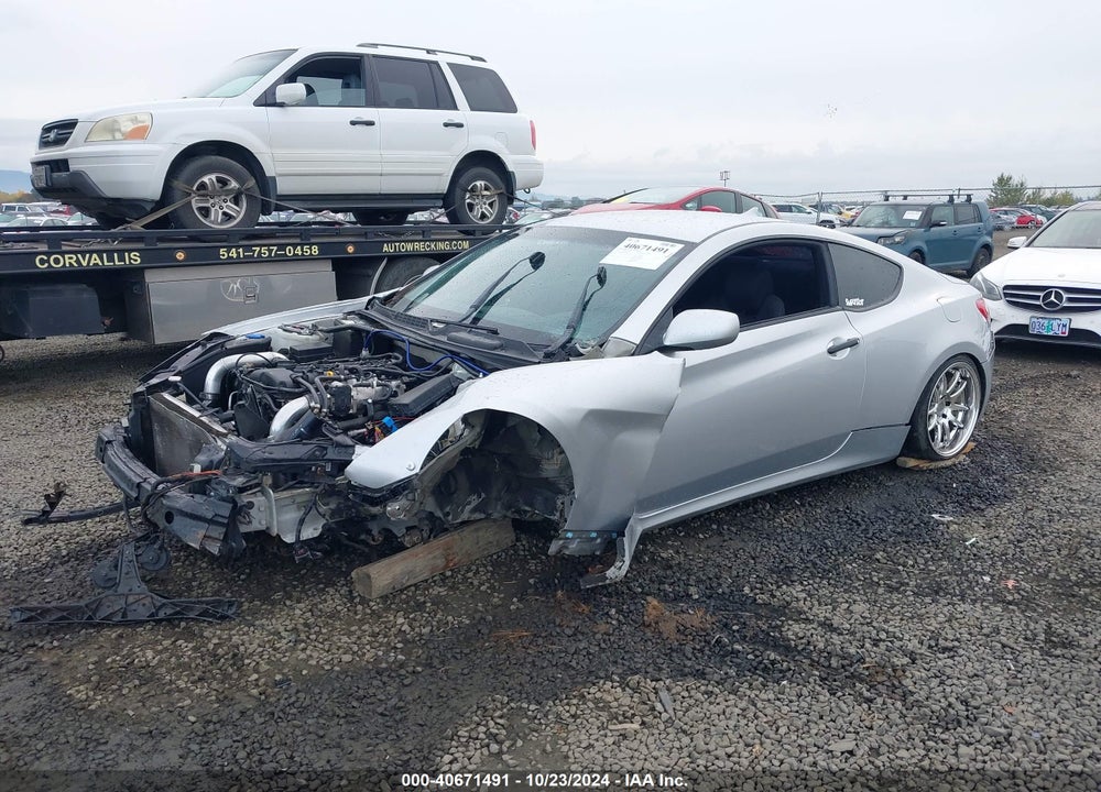 2011 HYUNDAI GENESIS 2.0T VIN: KMHHT6KD8BU043313