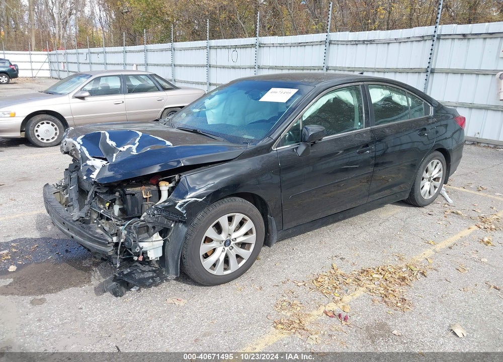 2016 SUBARU LEGACY 2.5I PREMIUM VIN: 4S3BNBC67G3024715
