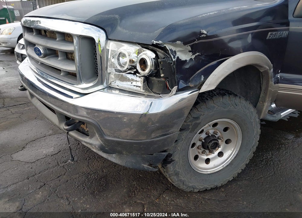 2000 FORD EXCURSION LIMITED VIN: 1FMSU43F4YEC60433